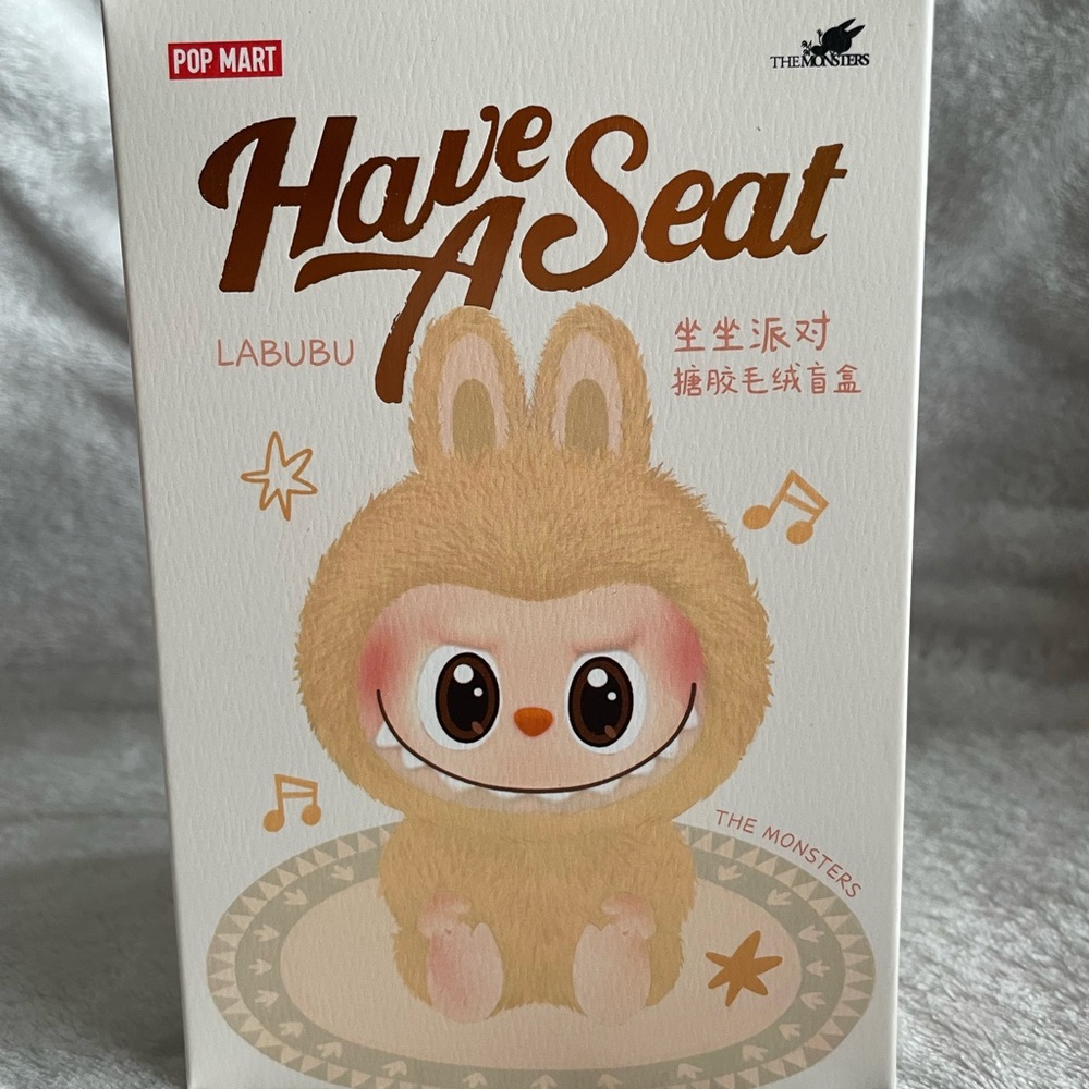 Authentic 'Have A Seat' Labubu - DADA